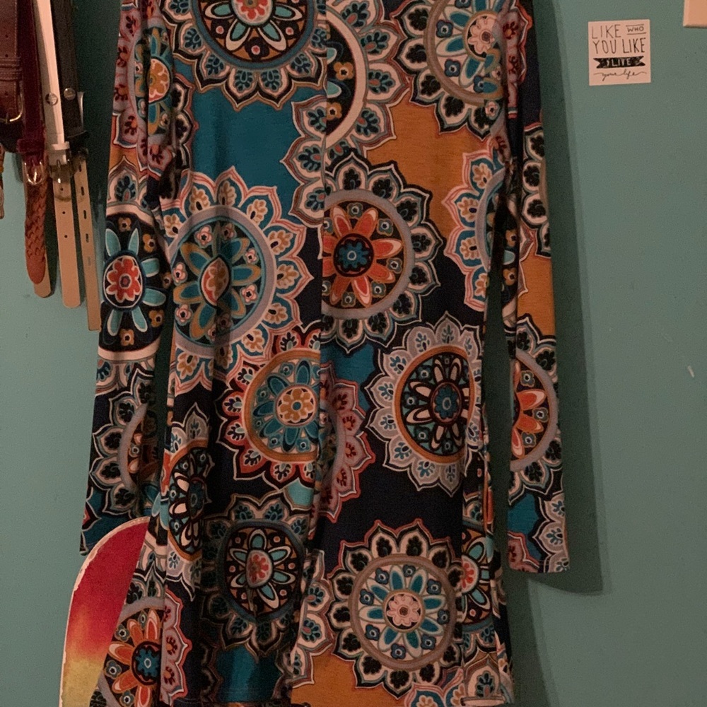 Knit dress with pockets